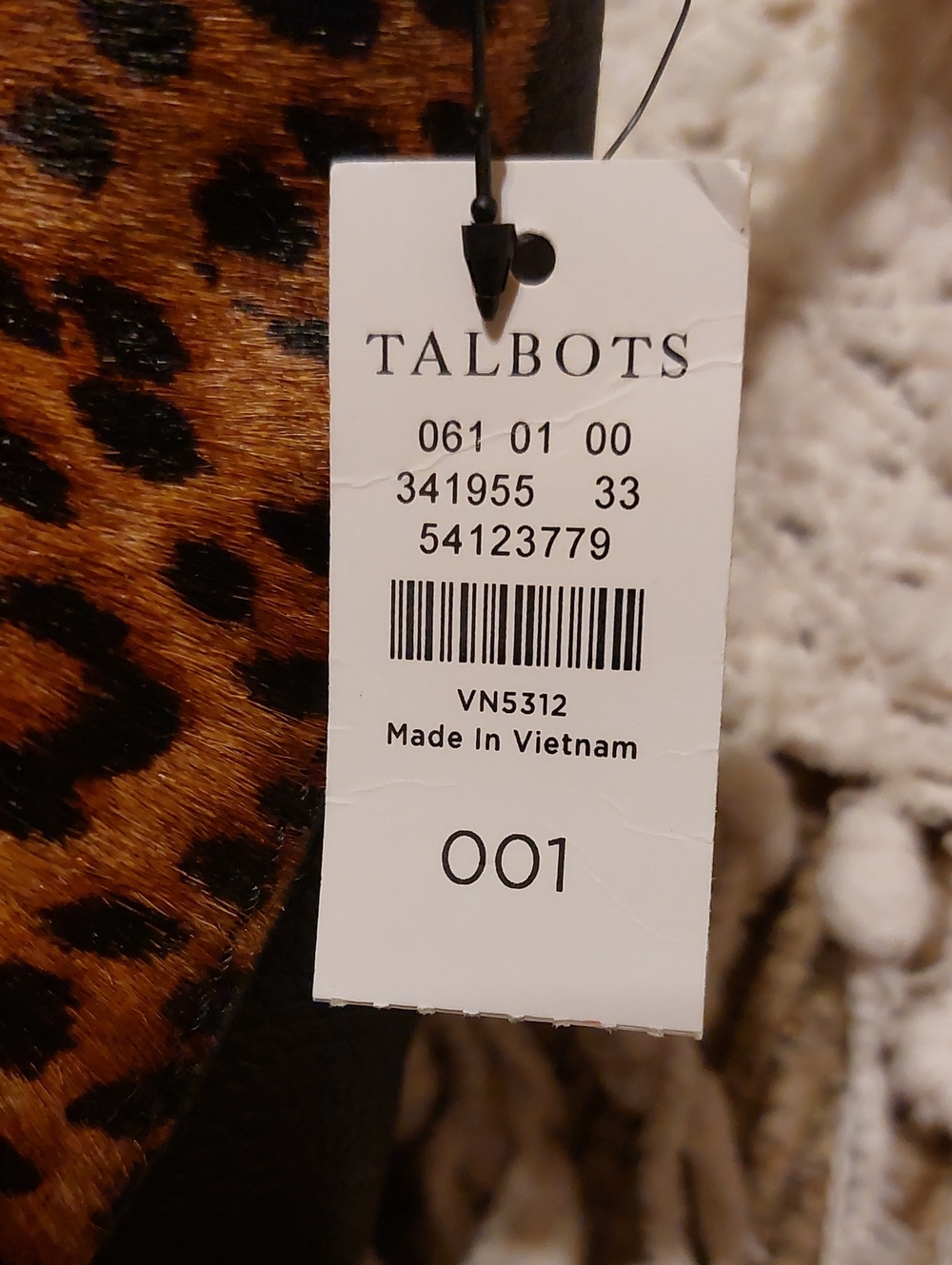 NWT Talbots Cheetah Print Leather Bag - Picture 15 of 15
